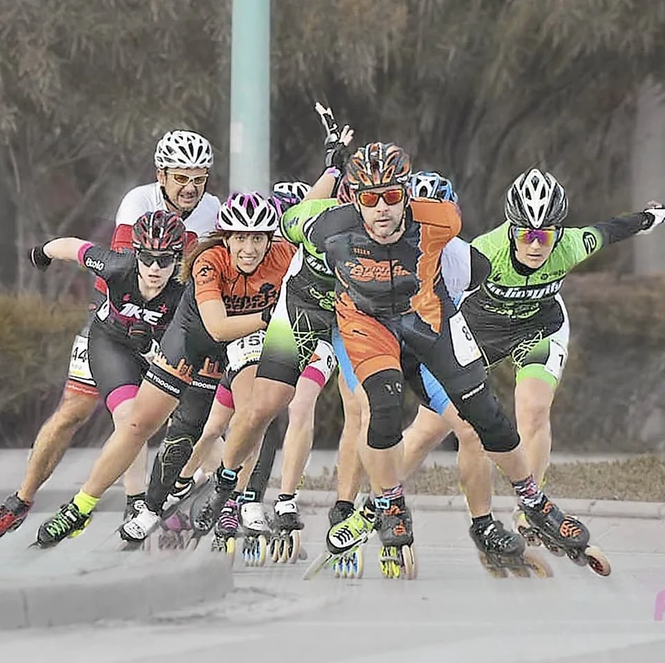 Patinaje de velocidad en competición